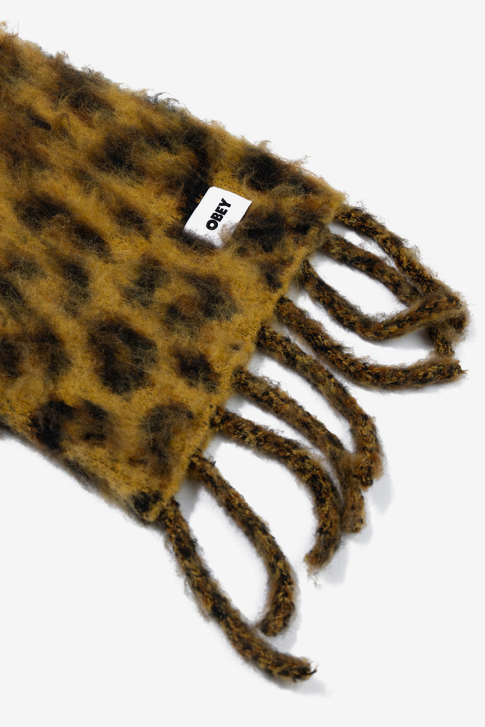 OBEY LEOPARD SCARF - WORKSOUT WORLDWIDE