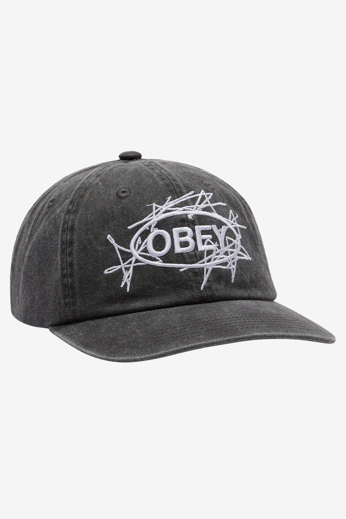 OBEY DUSTER 6 PANEL VELCRO BK - WORKSOUT WORLDWIDE