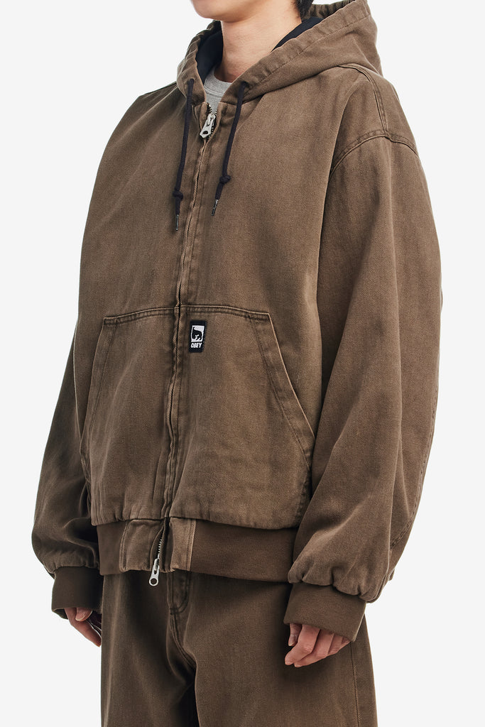 OBEY GLEN ZIP UP JACKET - WORKSOUT WORLDWIDE