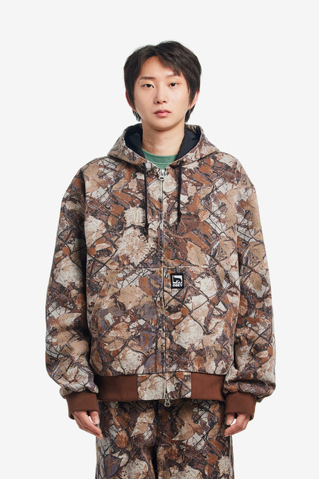 OBEY GLEN ZIP UP JACKET