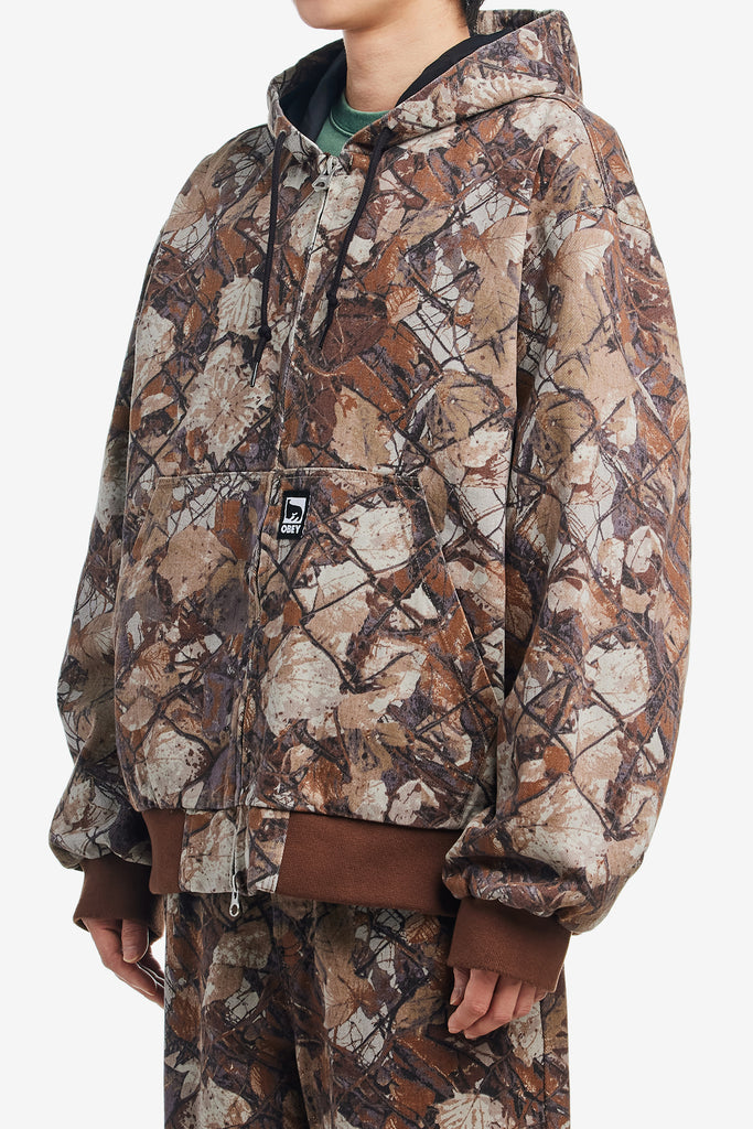 OBEY GLEN ZIP UP JACKET - WORKSOUT WORLDWIDE