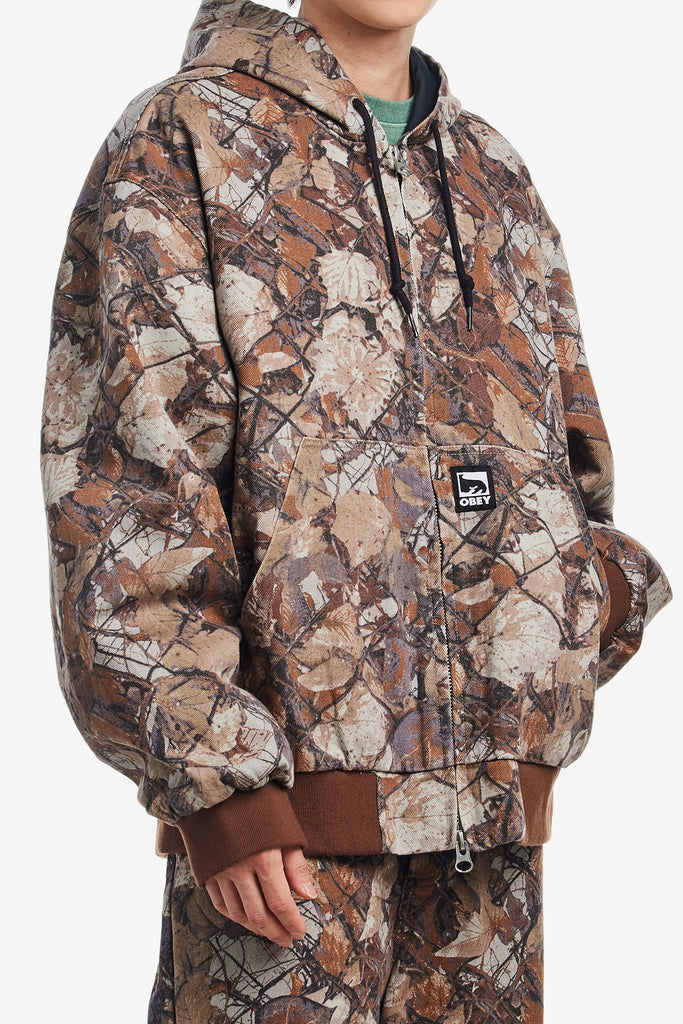 OBEY GLEN ZIP UP JACKET - WORKSOUT WORLDWIDE