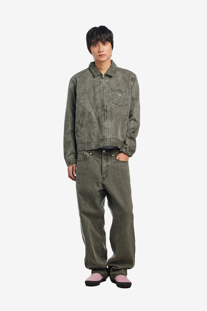 OBEY WORKMAN ZIP JACKET - WORKSOUT WORLDWIDE