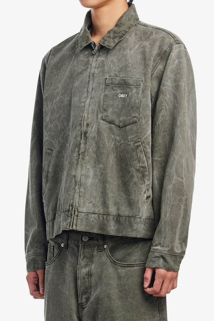 OBEY WORKMAN ZIP JACKET - WORKSOUT WORLDWIDE