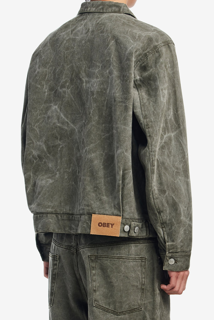 OBEY WORKMAN ZIP JACKET - WORKSOUT WORLDWIDE
