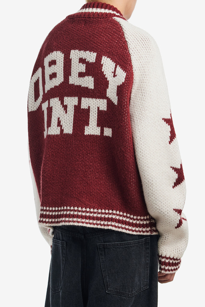 OBEY INT. COWICHAN SWEATER - WORKSOUT WORLDWIDE