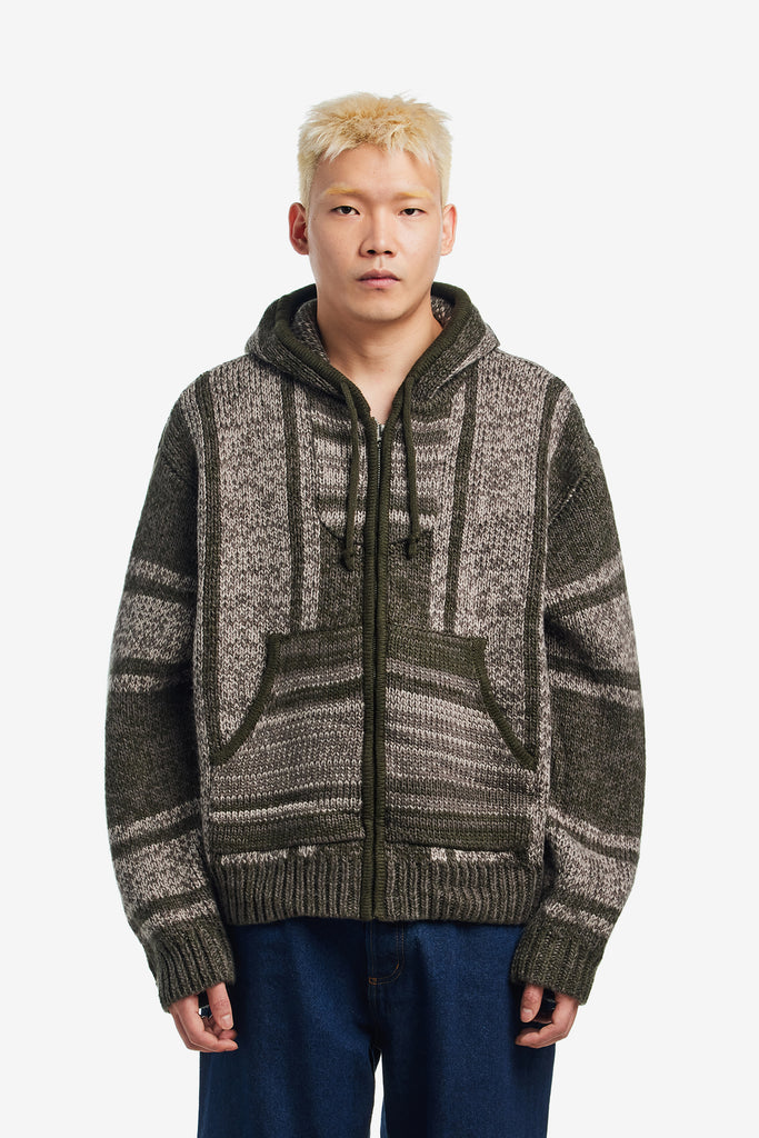 OBEY ZIP UP BAJA SWEATER - WORKSOUT WORLDWIDE