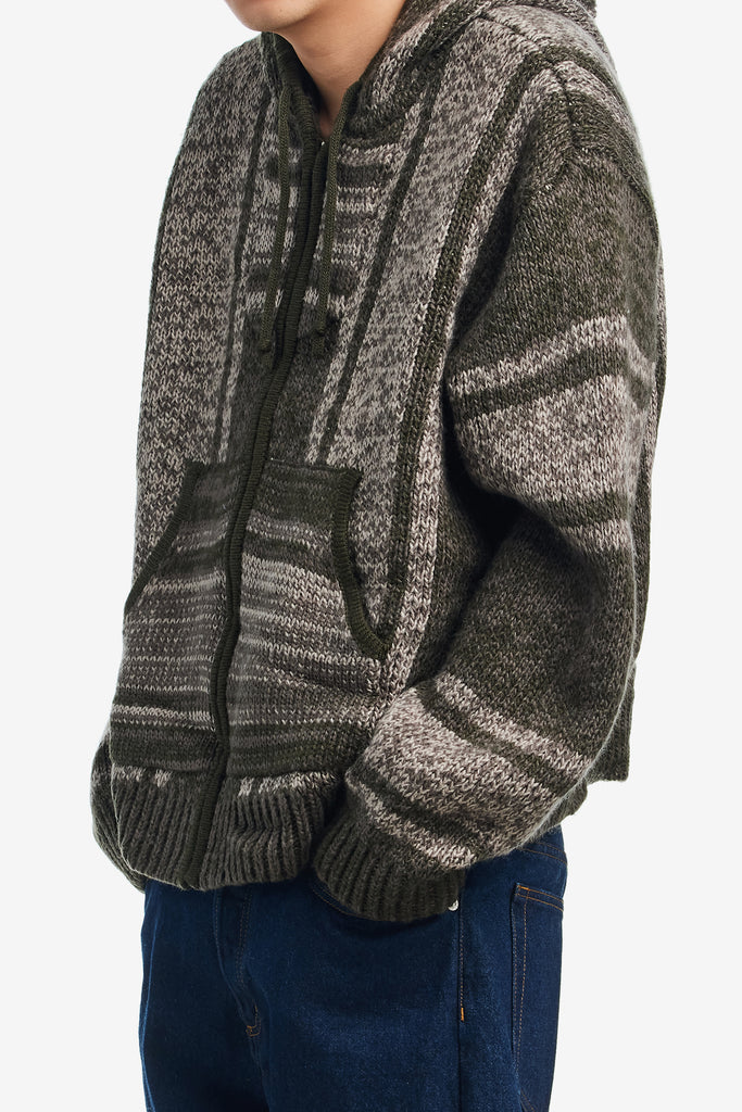 OBEY ZIP UP BAJA SWEATER - WORKSOUT WORLDWIDE