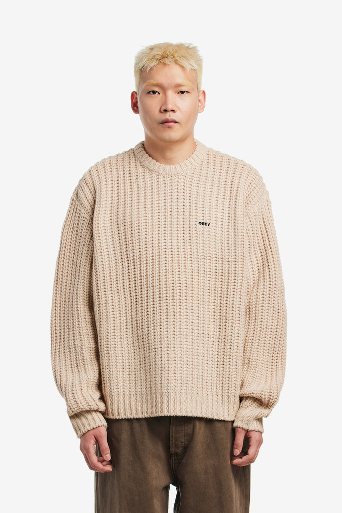 OBEY BOLD CHUNKY SWEATER - WORKSOUT WORLDWIDE