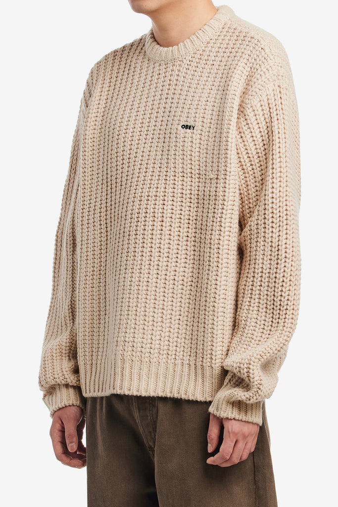 OBEY BOLD CHUNKY SWEATER - WORKSOUT WORLDWIDE