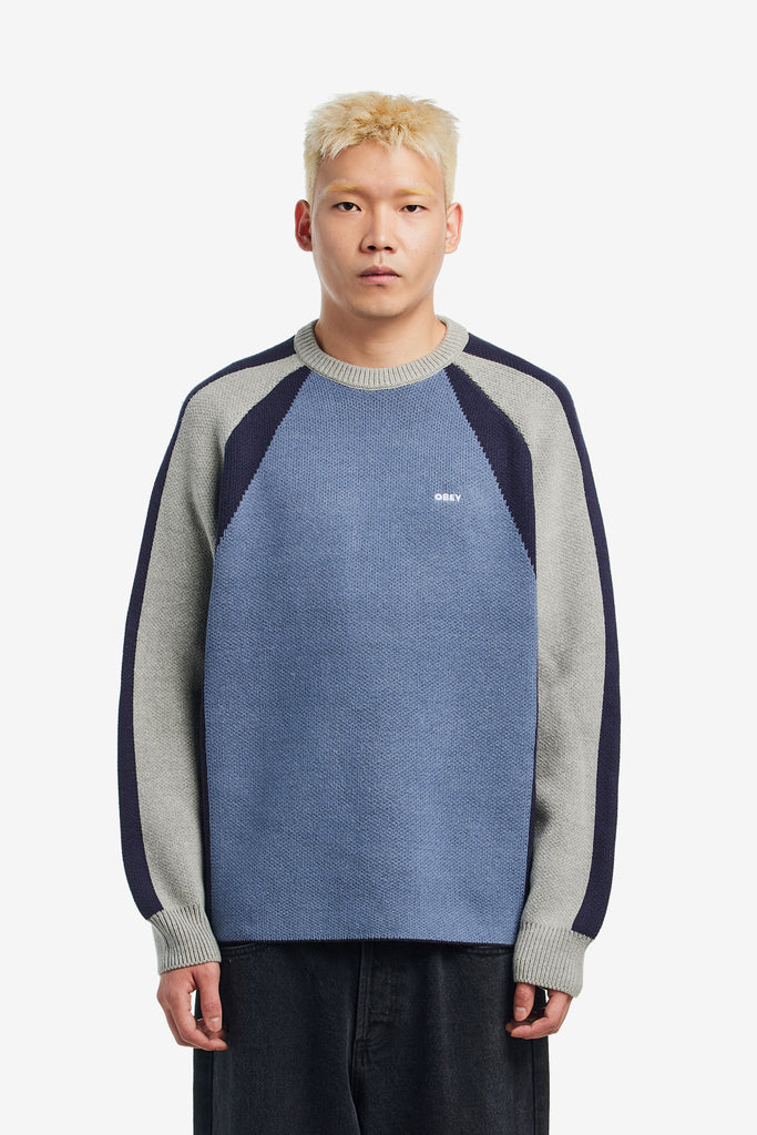 RAGLAN CREW NECK SWEATER - WORKSOUT WORLDWIDE