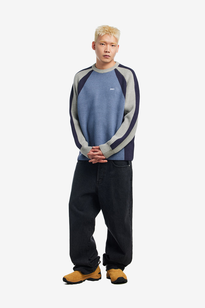 RAGLAN CREW NECK SWEATER - WORKSOUT WORLDWIDE