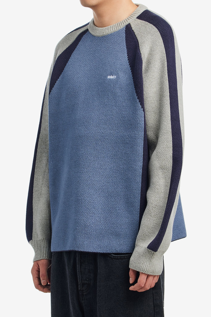 RAGLAN CREW NECK SWEATER - WORKSOUT WORLDWIDE