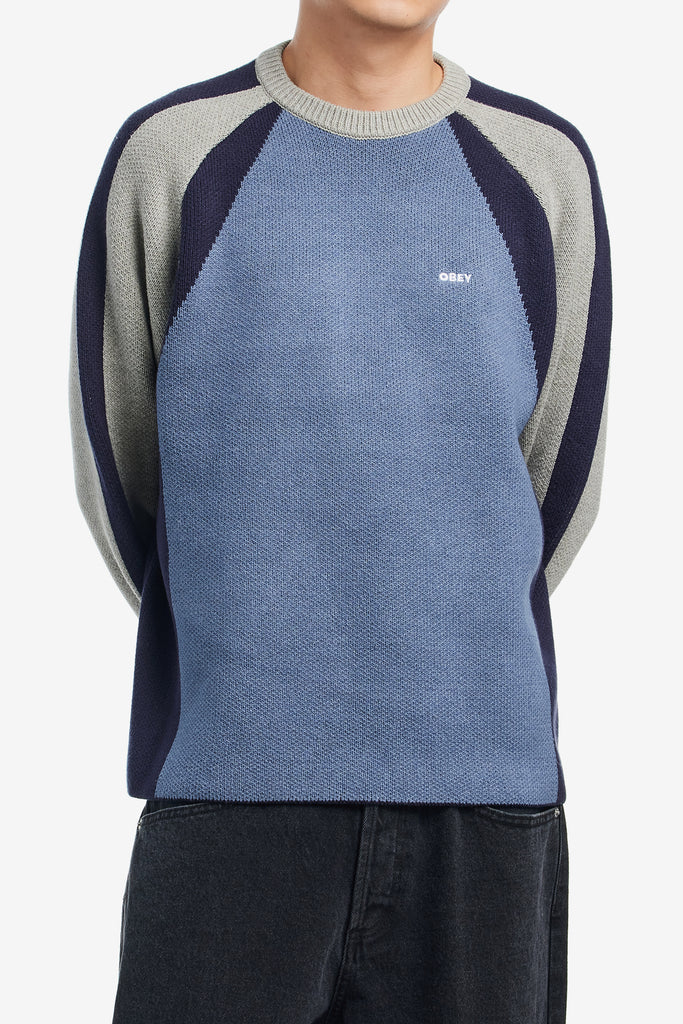 RAGLAN CREW NECK SWEATER - WORKSOUT WORLDWIDE