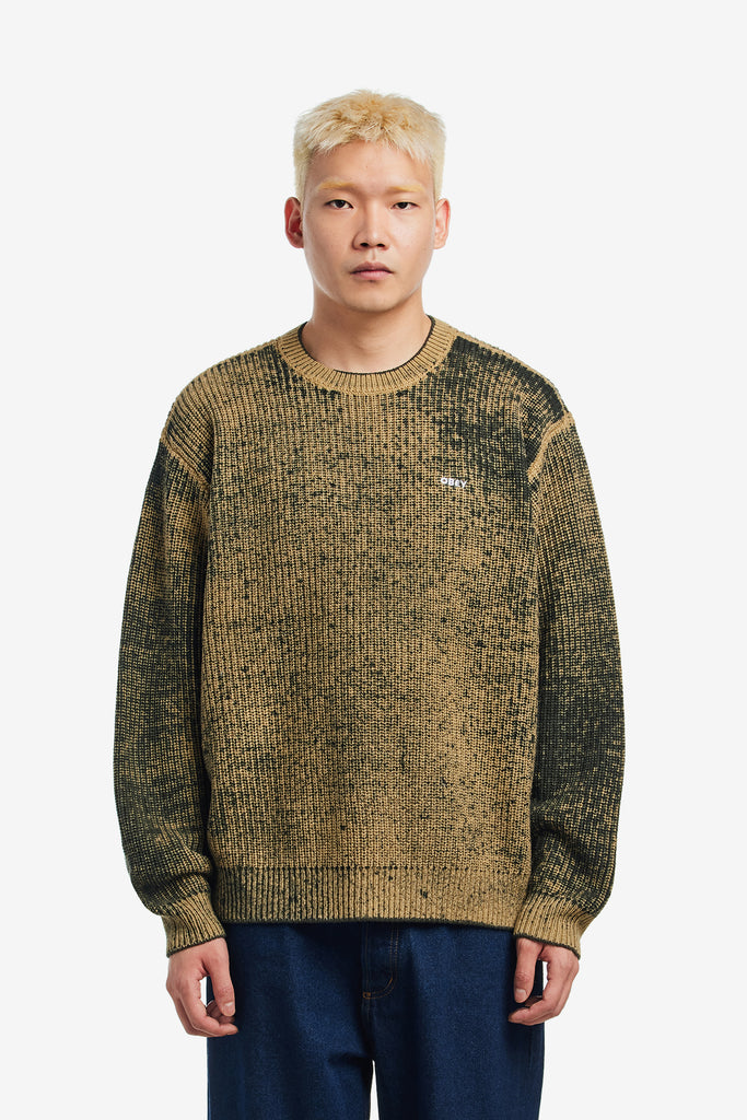 OBEY SPRAY EFFECT SWEATER - WORKSOUT WORLDWIDE