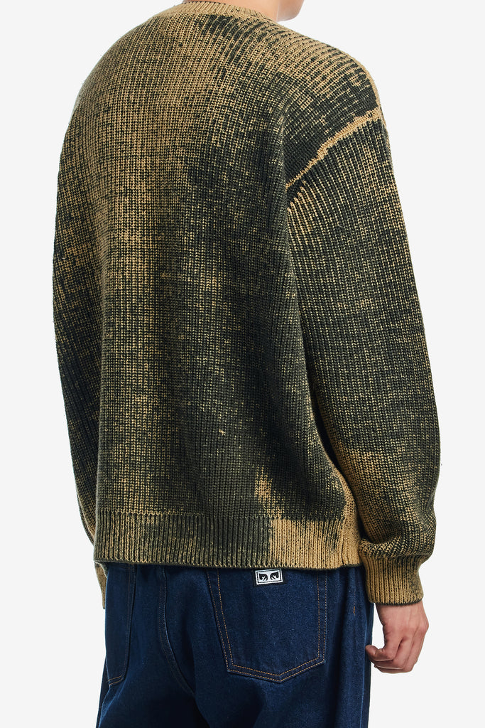 OBEY SPRAY EFFECT SWEATER - WORKSOUT WORLDWIDE