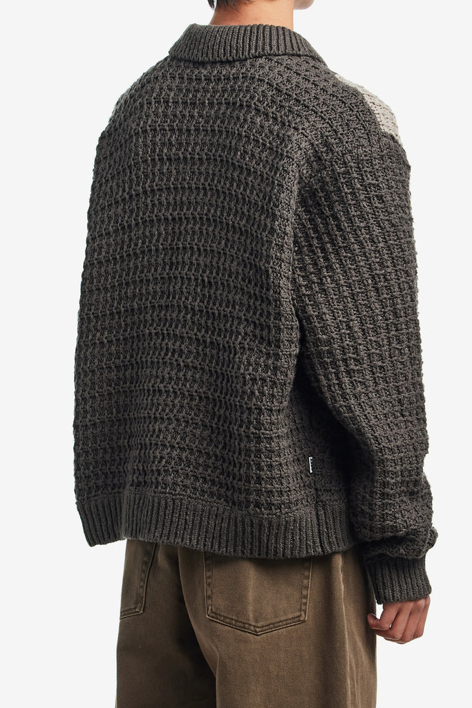 OBEY TEXTURED RUGBY POLO - WORKSOUT WORLDWIDE