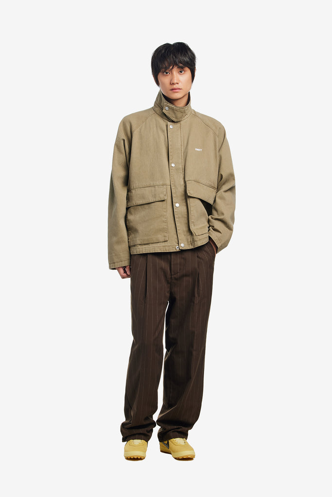 DEAN STRIPE PLEATED PANT - WORKSOUT WORLDWIDE