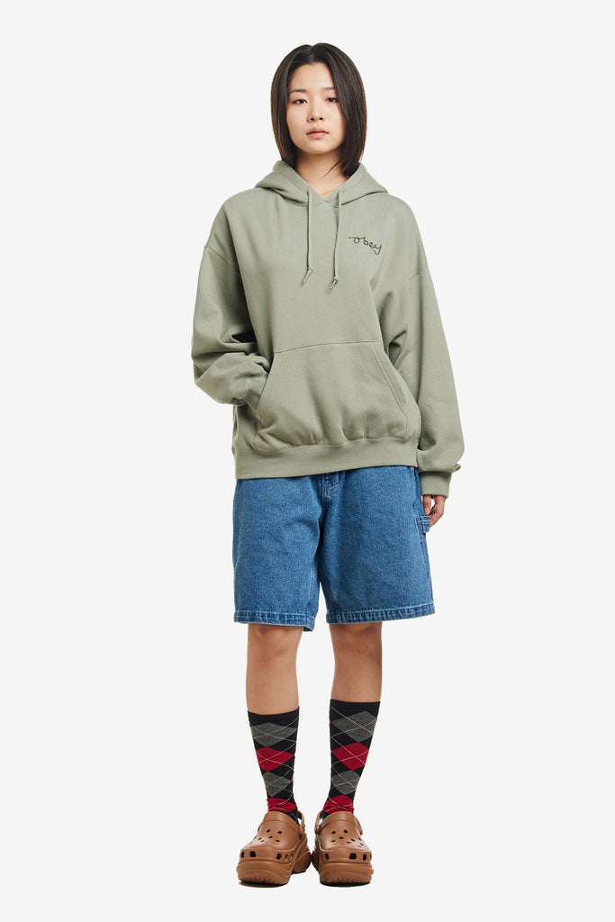 CHAINSTITCH BAGGY RELAXED HOOD - WORKSOUT WORLDWIDE