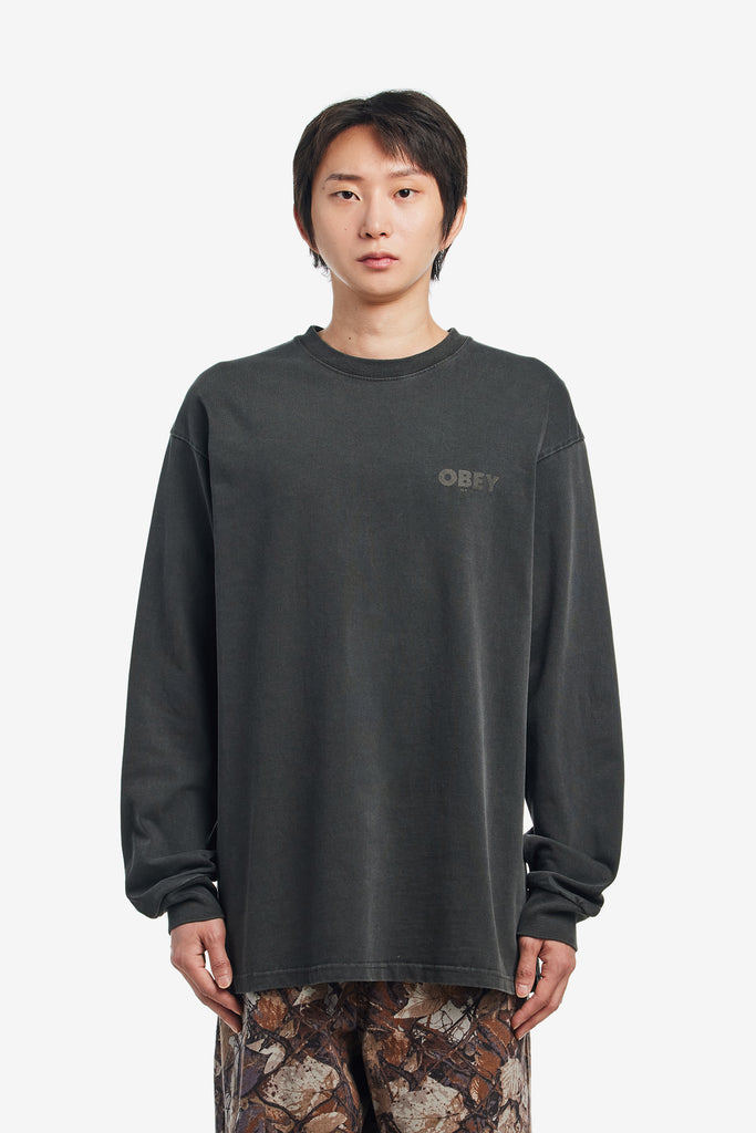 OBEY INTERNATIONAL SEOUL OVERDYED LS - WORKSOUT WORLDWIDE