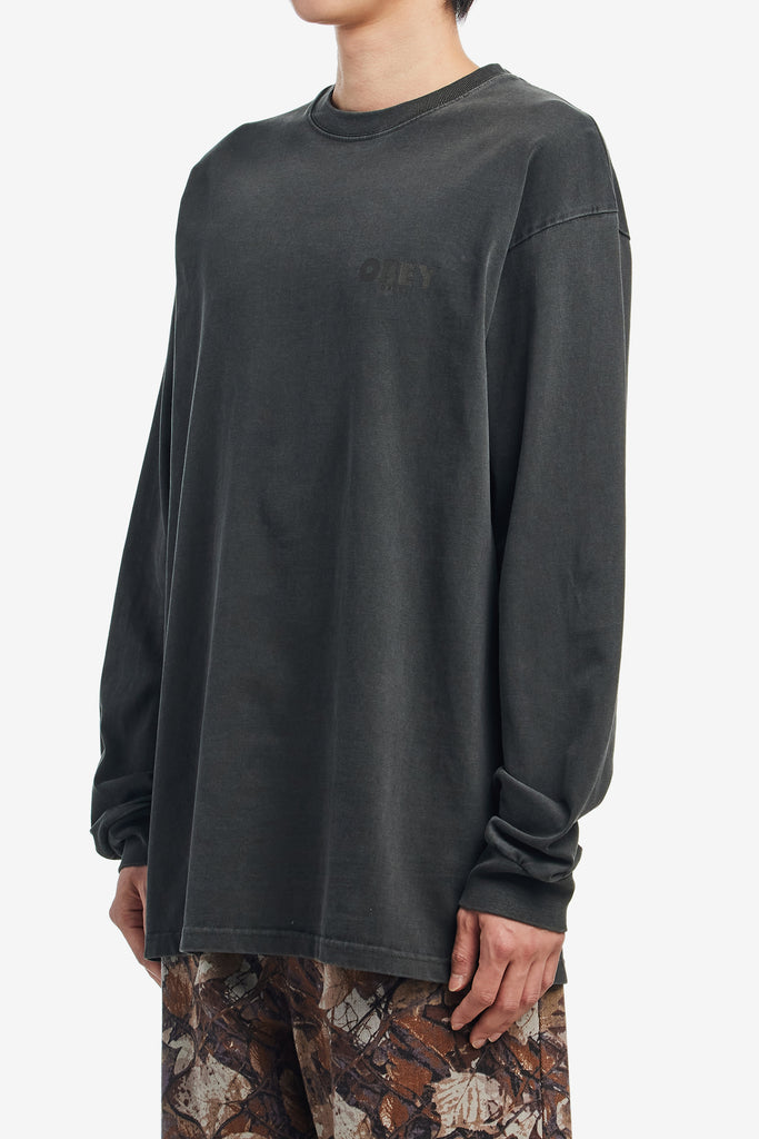 OBEY INTERNATIONAL SEOUL OVERDYED LS - WORKSOUT WORLDWIDE