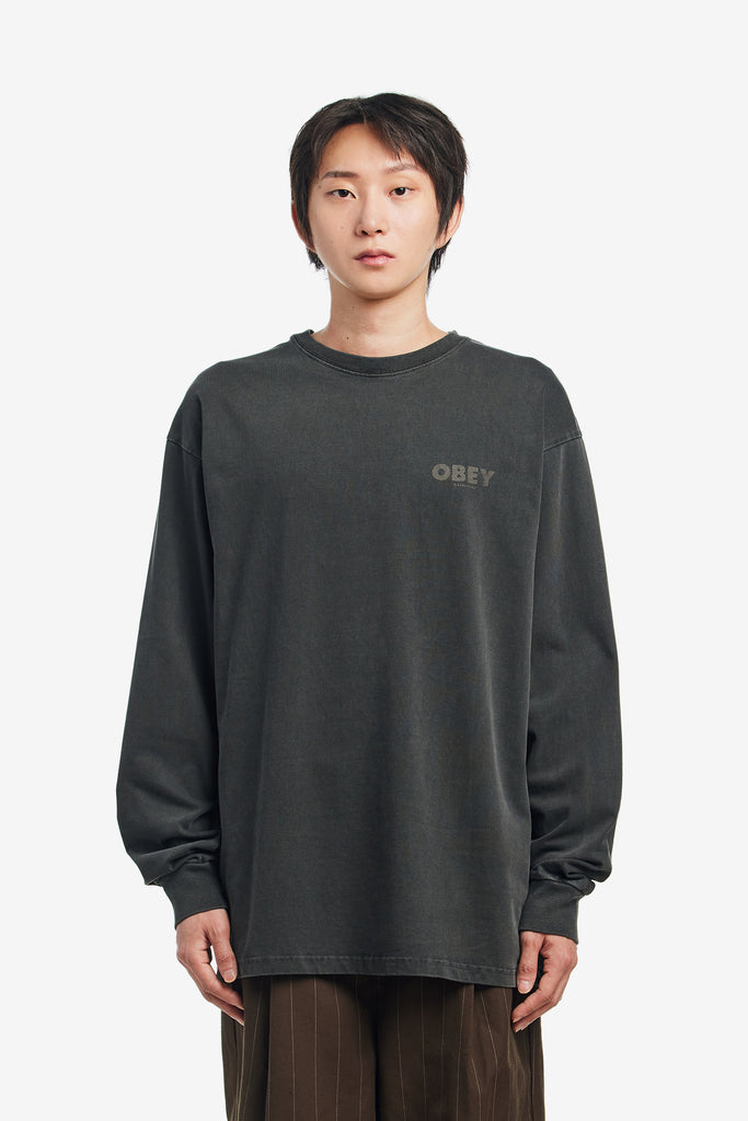 OBEY INTERNATIONAL SUWON OVERDYED LS - WORKSOUT WORLDWIDE