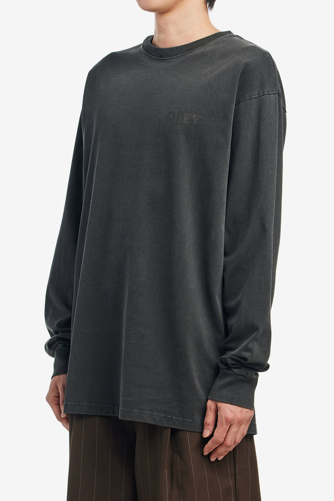 OBEY INTERNATIONAL SUWON OVERDYED LS - WORKSOUT WORLDWIDE