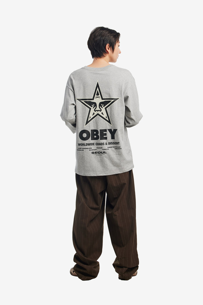 OBEY INTERNATIONAL SEOUL T-SHIRT - WORKSOUT WORLDWIDE