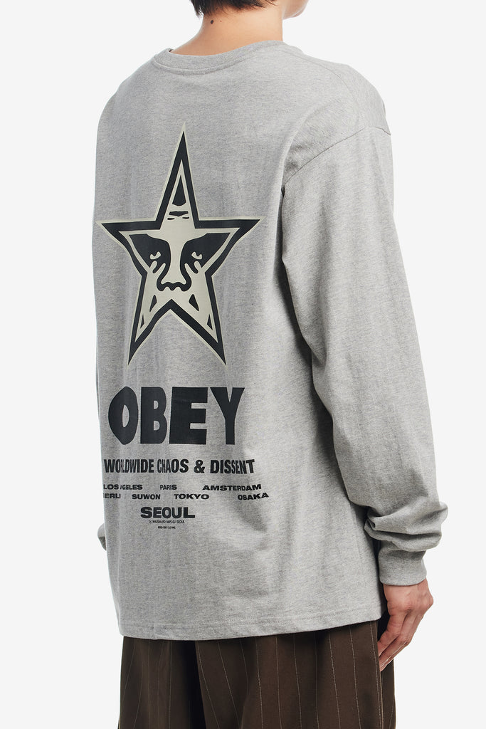 OBEY INTERNATIONAL SEOUL T-SHIRT - WORKSOUT WORLDWIDE