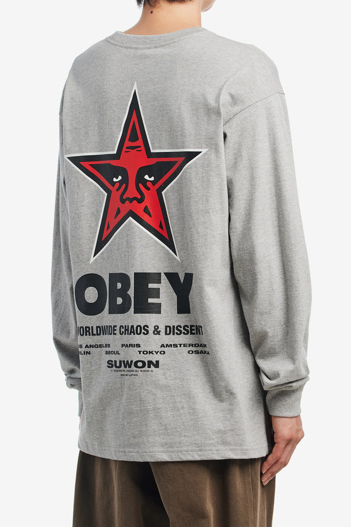 OBEY INTERNATIONAL SUWON T-SHIRT - WORKSOUT WORLDWIDE