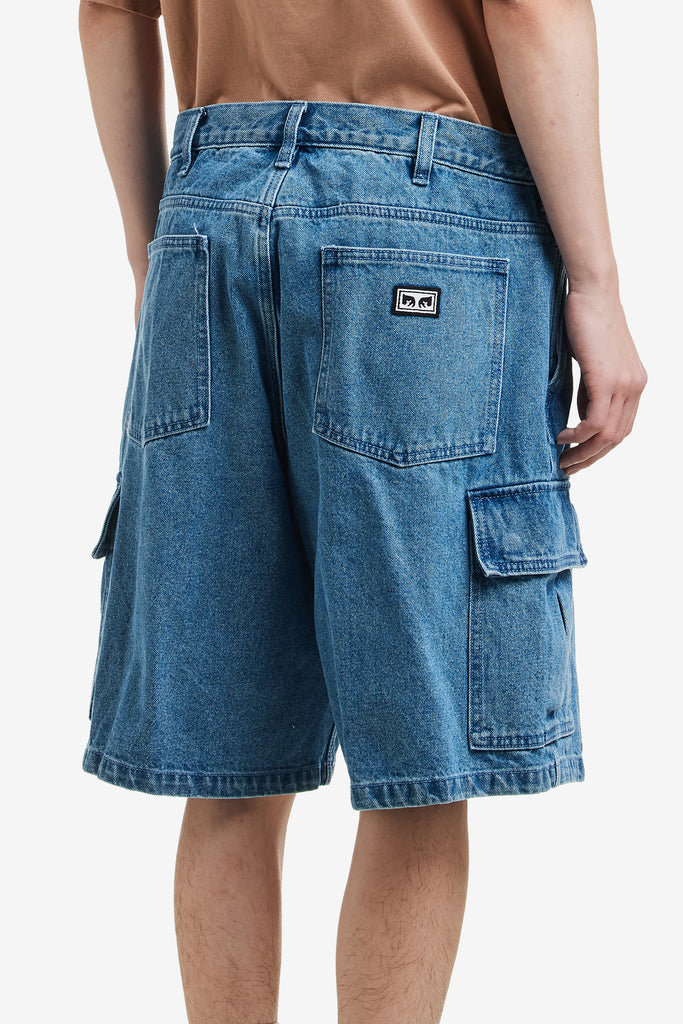 BIGWIG BAGGY DENIM CARGO SHORT - WORKSOUT WORLDWIDE