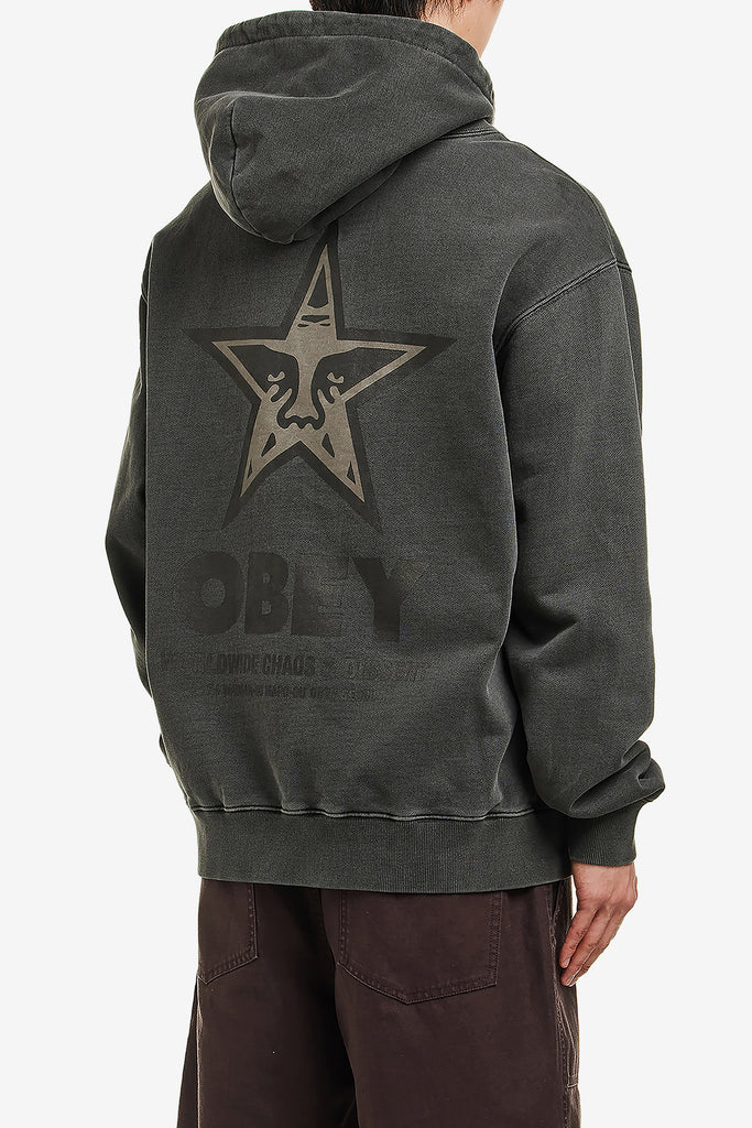 OBEY INTERNATIONAL SEOUL OVERDYED HOOD - WORKSOUT WORLDWIDE