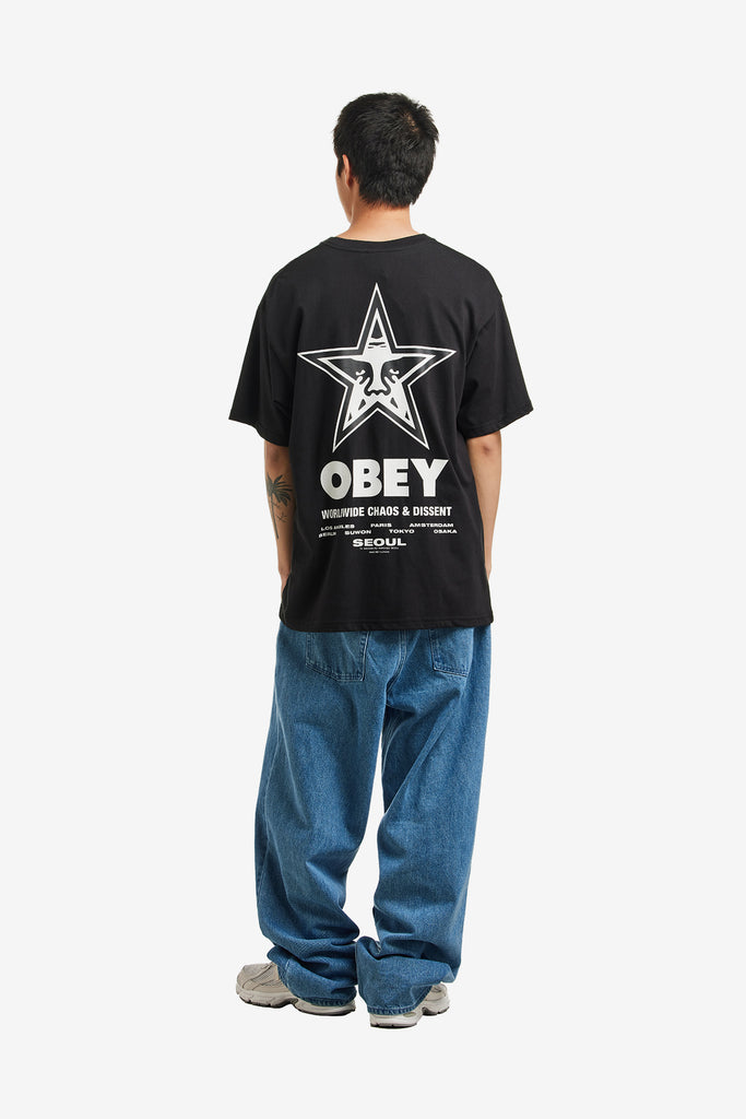 OBEY INTERNATIONAL SEOUL T-SHIRT - WORKSOUT WORLDWIDE