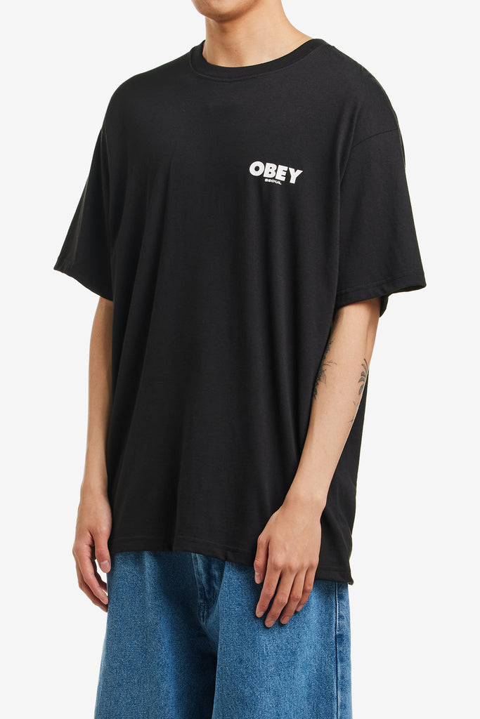 OBEY INTERNATIONAL SEOUL T-SHIRT - WORKSOUT WORLDWIDE