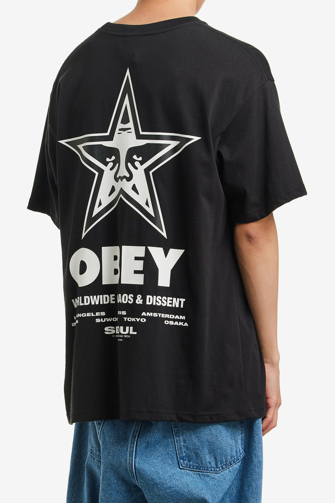 OBEY INTERNATIONAL SEOUL T-SHIRT - WORKSOUT WORLDWIDE