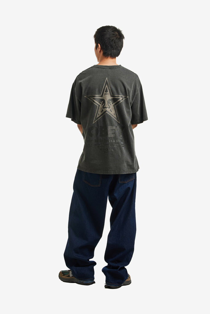 OBEY INTERNATIONAL SEOUL OVERDYED SS - WORKSOUT WORLDWIDE
