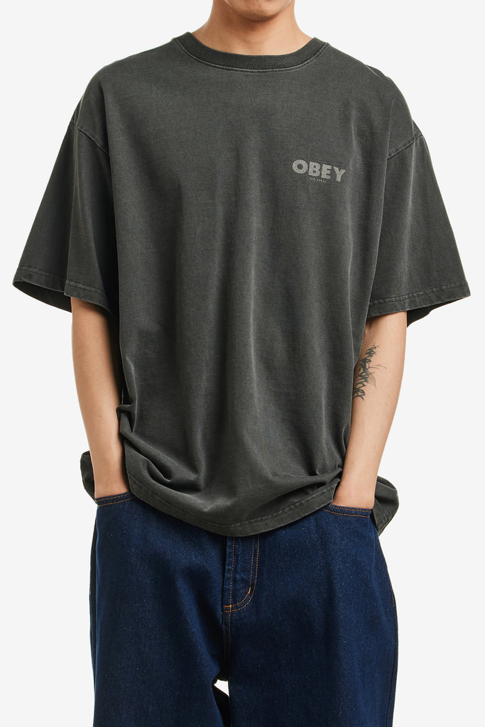 OBEY INTERNATIONAL SEOUL OVERDYED SS - WORKSOUT WORLDWIDE