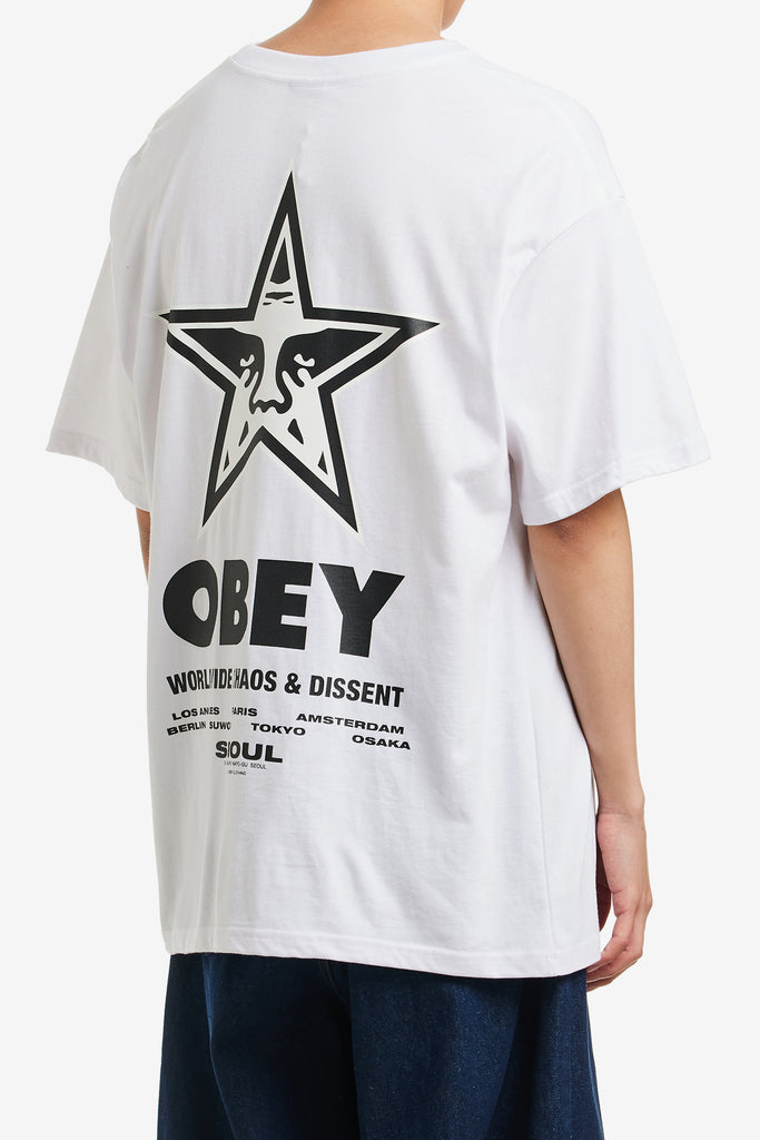 OBEY INTERNATIONAL SEOUL T-SHIRT - WORKSOUT WORLDWIDE