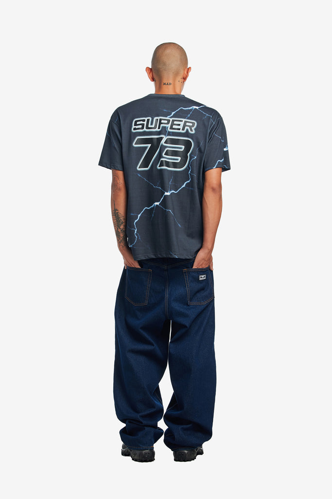 OBEY X SUPER73 BOLT BLACK T-SHIRT - WORKSOUT WORLDWIDE