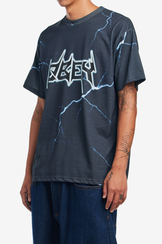 OBEY X SUPER73 BOLT BLACK T-SHIRT - WORKSOUT WORLDWIDE