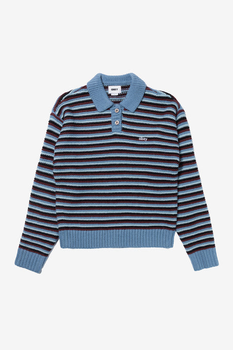 OBEY COLETTE POLO SWEATER