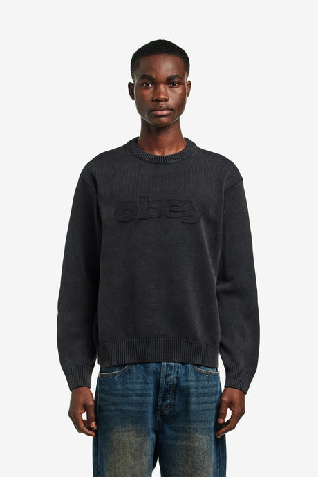 FADE WASH SPEED LOGO SWEATER