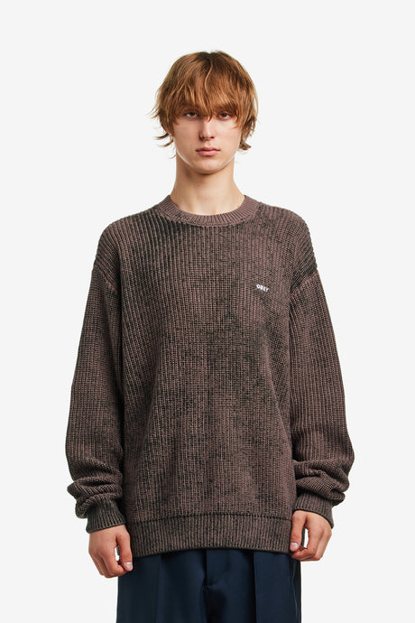 OBEY SPRAY EFFECT SWEATER