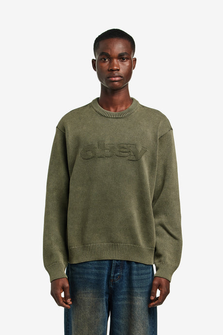 FADE WASH SPEED LOGO SWEATER