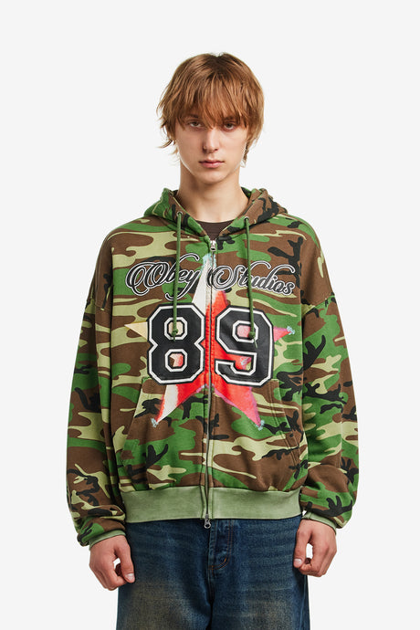 OBEY VARSITY ZIP HOOD