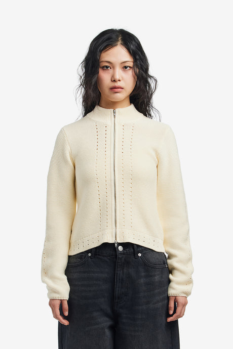 MEREDITH MOCK ZIP SWEATER