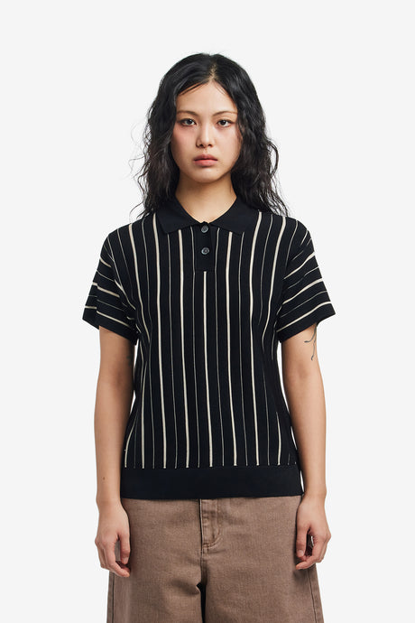 ARLO STRIPE POLO SWEATER