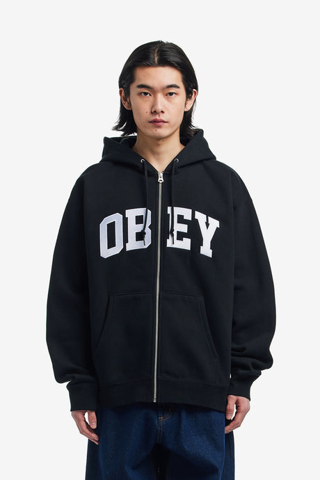 OBEY COLLEGIATE ZIP HOOD