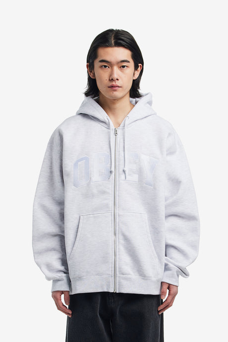 OBEY COLLEGIATE ZIP HOOD