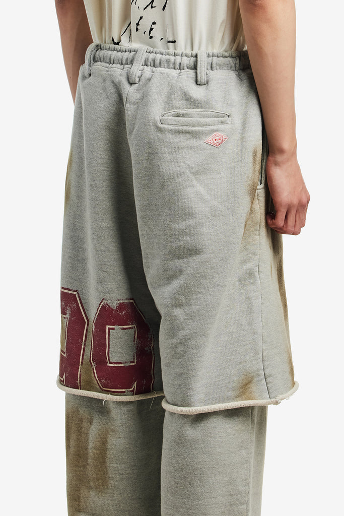 LAYERED FRENCH TERRY TROUSERS - WORKSOUT WORLDWIDE
